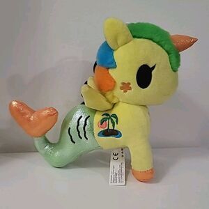 Tokidoki Mermicorno Tropica Mermaid Unicorn Plush Stuffed Animal Yellow …